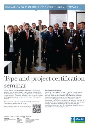 Type and project certification seminar - DNV