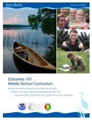 Estuaries 101 Middle School Curriculum - Estuaries NOAA