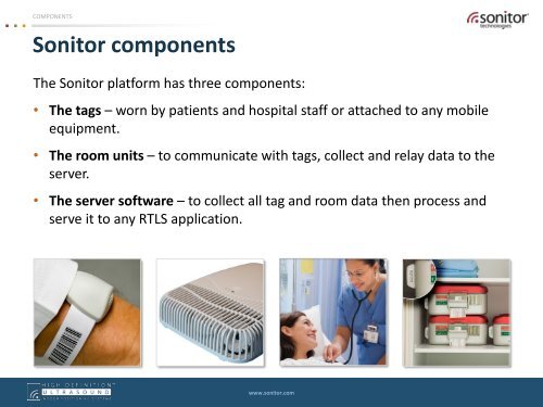 Sonitor Technologies Healthcare RTLS made easy ... - Innomed