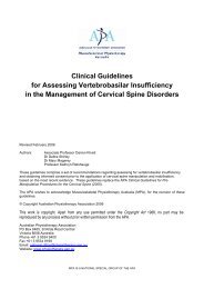 Clinical Guidelines for Assessing Vertebrobasilar Insufficiency in the ...