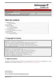 Adressage IP - Linux-France
