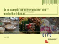 De consumptie van de gezinnen met een bescheiden inkomen - Crioc