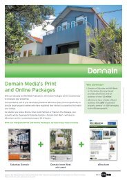 Domain Media's Print and Online Packages - Domain.com.au