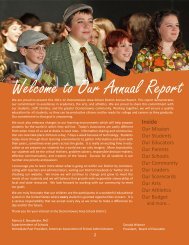 Welcome to Our Annual Report - Oconomowoc Area School District