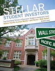 STUDENT INVESTORS - University of the Pacific