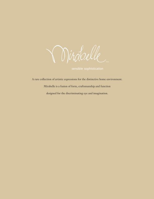 Sensible Sophisticationa