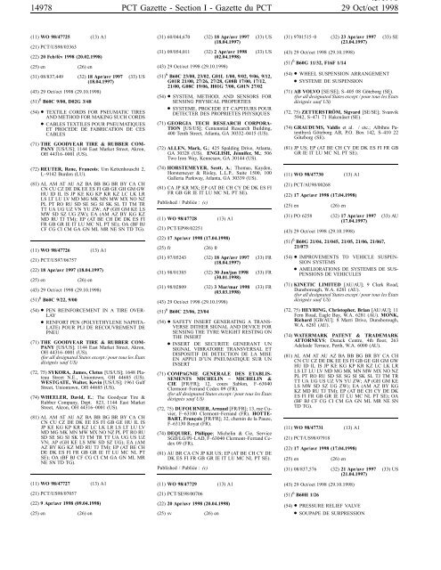 PCT/1998/43 - World Intellectual Property Organization