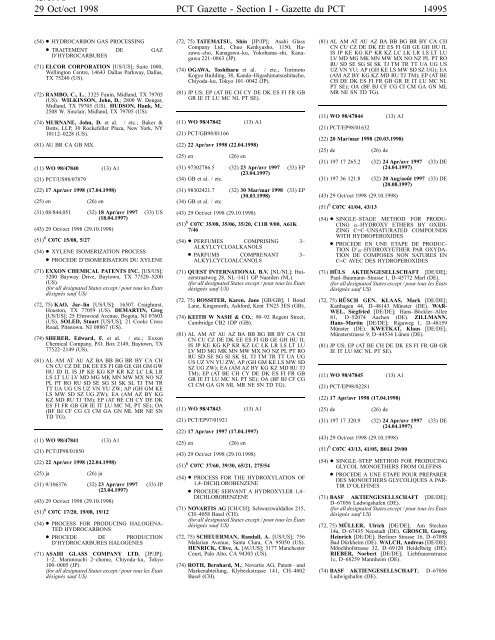 PCT/1998/43 - World Intellectual Property Organization