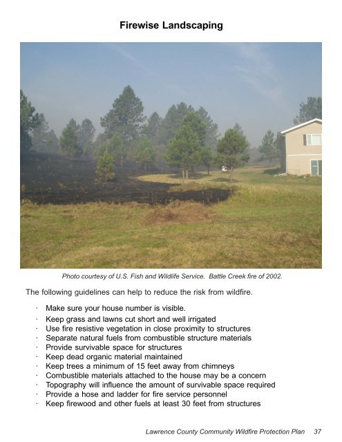 Lawrence County Community Wildfire Protection Plan - Black Hills ...