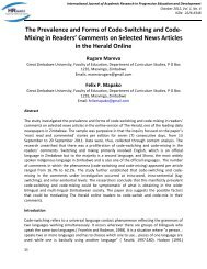 Language Mixing And Code Switching In Writing