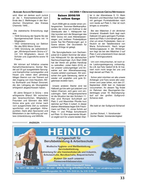 Ortschaftsanzeiger August 2008 - Grüna Online