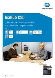 bizhub C35 - Datablad, PDF - Konica Minolta