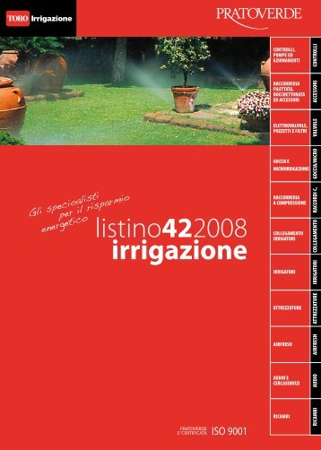 listino422008 irrigazione - Poliplast