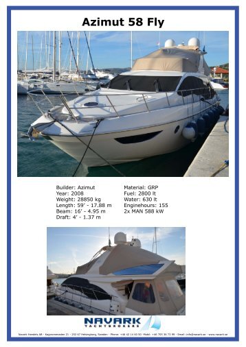 Azimut 58 Fly - Navark