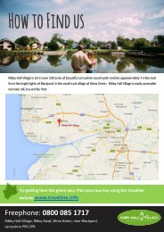 Nature Trail Map Ribby Hall Village How To Find Us Ribby Hall Village 