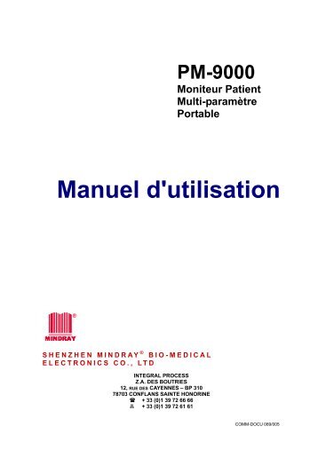 Manuel d'utilisation - Integral Process