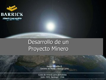 Desarrollo de un Proyecto Minero.