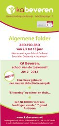 Algemene folder - Koninklijk Atheneum Beveren-Waas