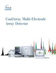 CoulArray Multi-Electrode Array Detector