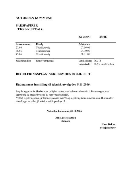 NOTODDEN KOMMUNE