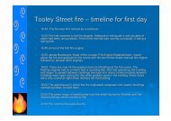 Tooley Street fire â timeline for first day - Cooke On Fire