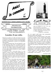 amici in cammino n. 50 - Associazione Santa Maria Torino