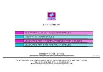 ECG CABLES - Integral Process