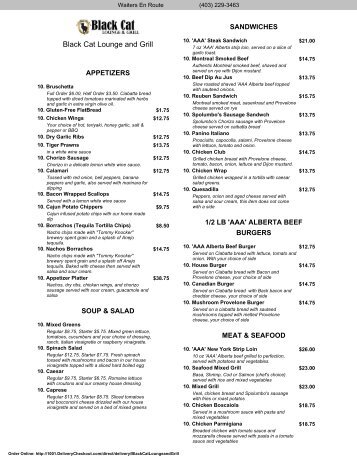 View menu - Waiters en Route