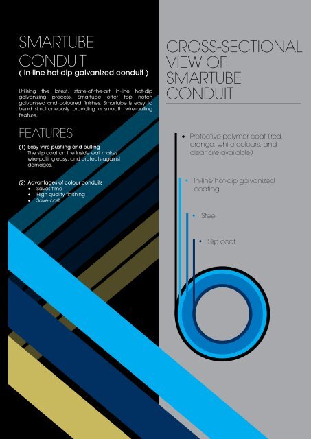 The Coloured GAlVANISed STeel CoNduIT TuBe - Southern Steel