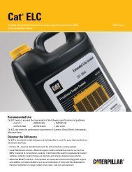 CatÂ® ELCâ¢ (Extended Life Coolant) - Caterpillar