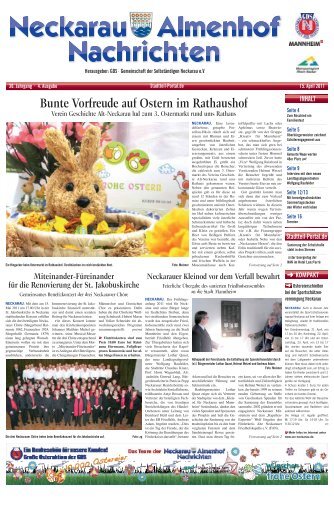 Bunte Vorfreude auf Ostern im Rathaushof - Stadtteil-Portal Mannheim