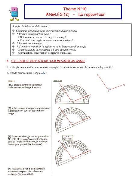 Réglage De L'équerre Avec Rapporteur Petite Fille Utilisant Un Triangle  Pour Mesurer Les Angles En