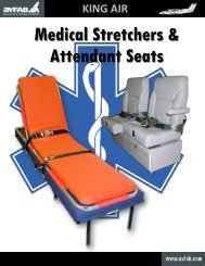 King Air Medical Stretcher & Attendant Seat Catalog T7