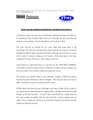 press release - East Yorkshire Motor Services Ltd