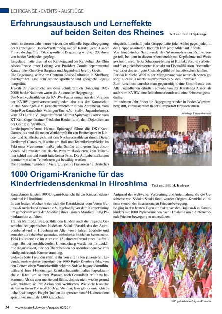 KVBW-Magazin 1102 - Bushido Oberkirch