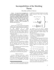 Incompatibilities of the Shielding Theory