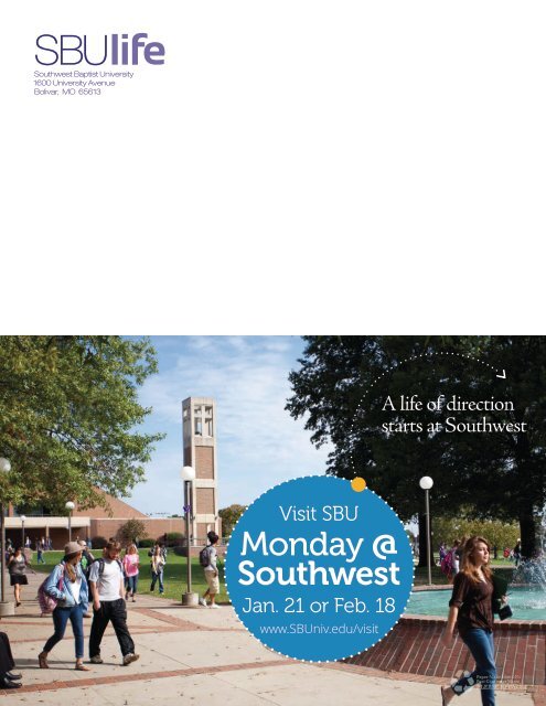 Fall 2012 - Southwest Baptist University