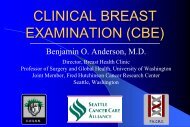 clinical breast examination (cbe) - Breast Health Global Initiative