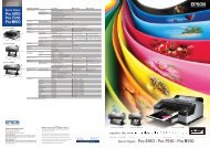 Tech spec - Epson