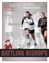 2010 guide - Ohio Wesleyan University