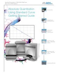 Absolute Quantitation Using Standard Curve Getting Started Guide ...