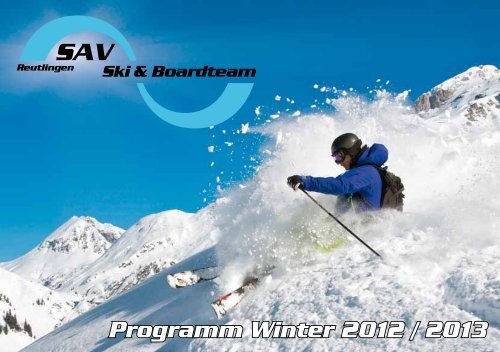 Ihr Vorteil - SAV Snowsports - Reutlingen