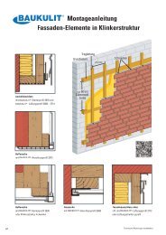 Montageanleitung Fassaden-Elemente in Klinkerstruktur - Baukulit