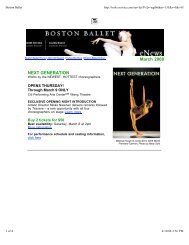 NEXT GENERATION March 2008 - Boston Ballet