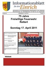 Ausgabe 15 (14.04.11) - Ortsgemeinde Kördorf