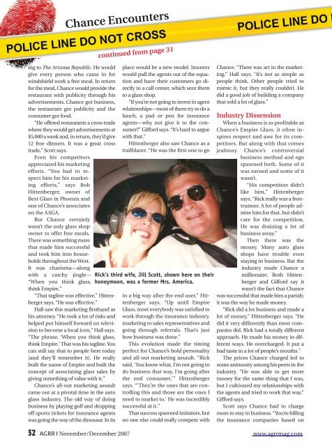 AGRR - November/December 2007 - AGRR Magazine
