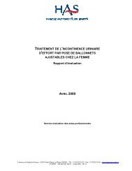 traitement de l'incontinence urinaire d'effort par pose de ballonnets ...