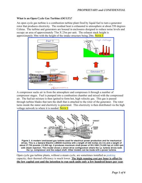 What is an Open Cycle Gas Turbine