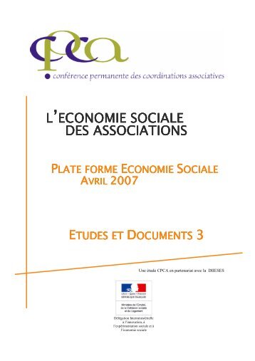 L'Ã©conomie sociale des associations - CPCA