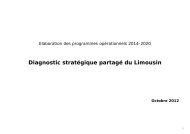 Diagnostic stratÃ©gique partagÃ© du Limousin - tice